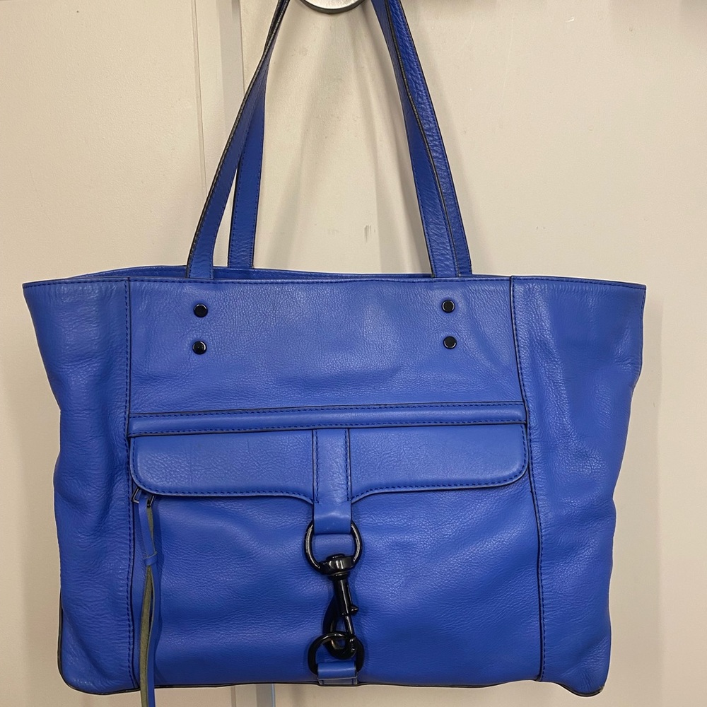 Rebecca Minkoff leather tote bag.